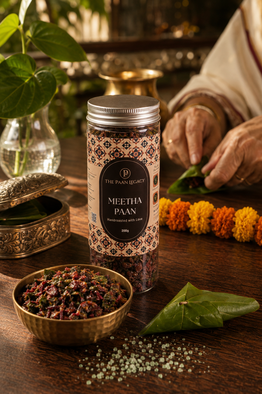 Meetha Paan Mukhwas - Betel Leaf & Gulkand, Tobacco-Free, 200g